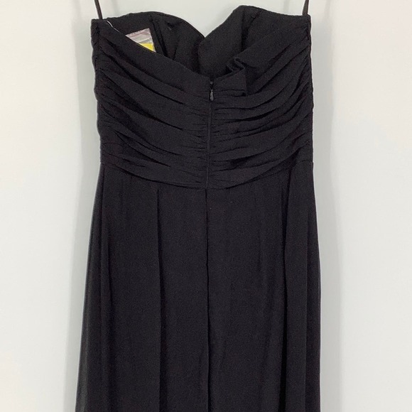 NEW! Dessy Collection Size 4 Strapless Sweatheart Chiffon Dress $284 msrp !24-1 - Picture 9 of 10